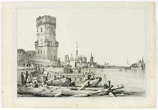 Cologne, from Facsimiles of Sketches made in Flanders and Germany