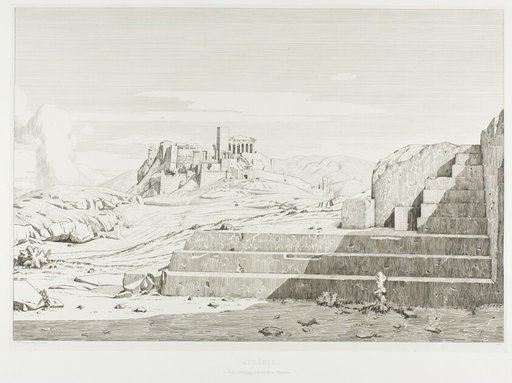 The Acropolis, Athens: The Pnyx, Areopagus, Acropolis and Mount Hymmettos