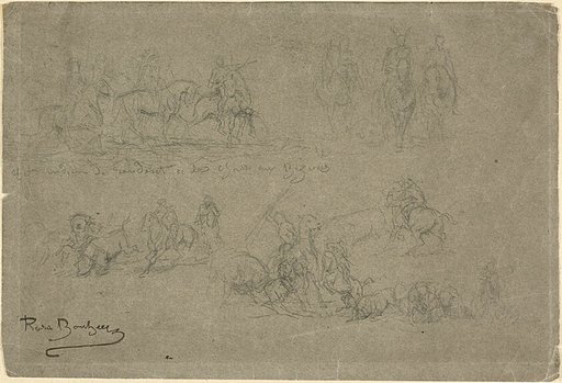 Chief Returning from a Bison Hunt and other Studies