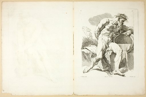 Page 26 and Page 27, from Premier Livre de Figures d’Académies Gravées en Partie par les Professeurs de l’Académie Royale