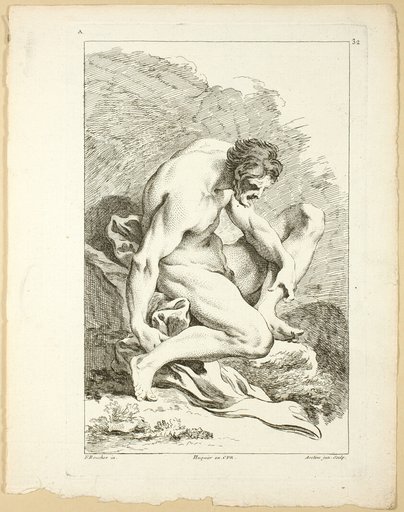 Page 32, from Premier Livre de Figures d’Academies Gravées en Partie par les Professeurs de l’Académie Royale