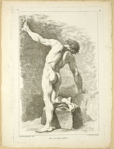 Page 41, from Seconde Livre de Figures d'Academies Gravées en Partie par les Professeurs de l’Académie Royale