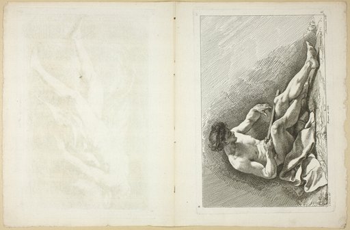 Page 46 and Page 47, from Seconde Livre de Figures d’Académies Gravées en Partie par les Professeurs de l’Académie Royale