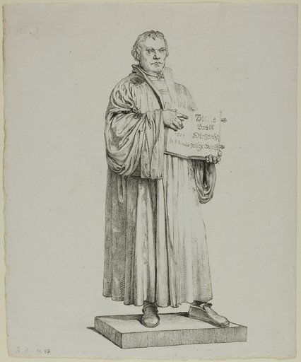 Luther's Statue in Wittenberg