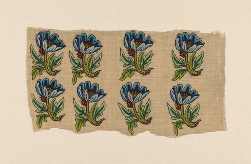 Panel of Uncut "Slip" Designs