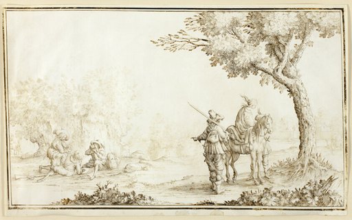 Landscape with Travelers