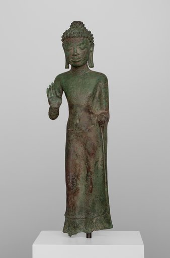 Standing Buddha with Hand in Gesture of Teaching (<em>Vitarkamudra</em>)