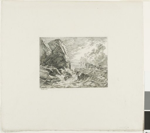 Norwegian Seacoast During a Storm