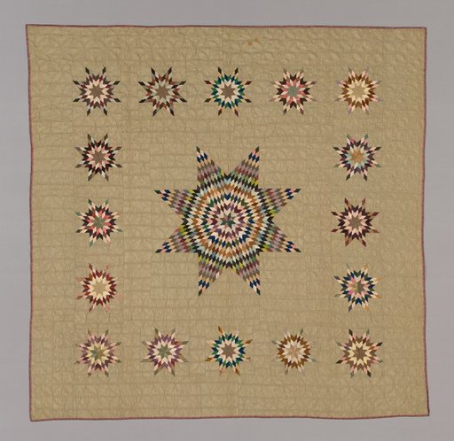 Bedcover (Lone Star Variation Quilt)