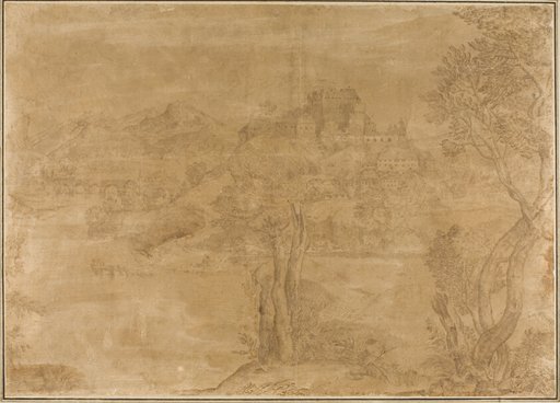 River Landscape with Castle