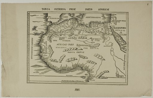 Tabula Moderna Prime Partis Aphricae