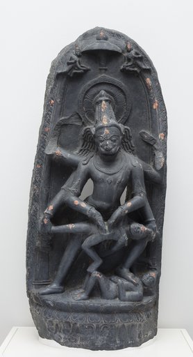Narasimha, Man-Lion Incarnation of God Vishnu Destroying the Demon Hiranyakashipu