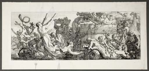 Arrival at the Grape Press, plate four of four from Le Travaux de la Vendange