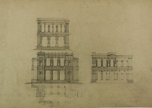Design Projects, Building Elevation Studies and Plan