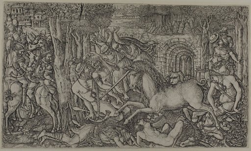 A King Pursued by a Unicorn