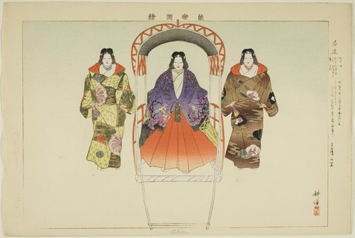 Ukon, from the series "Pictures of No Performances (Nogaku Zue)"