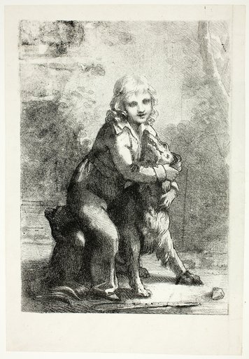 Child with Dog