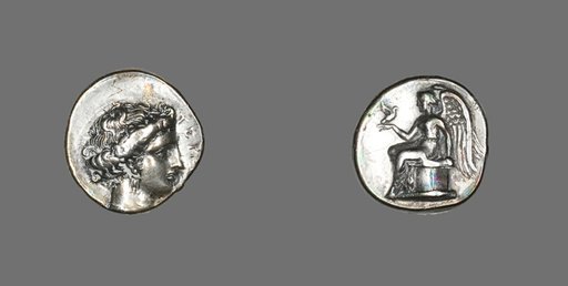 Stater (Coin) Depicting the Nymph Terrina