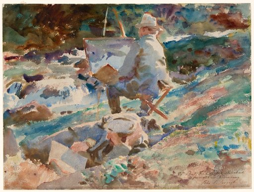 An Artist at His Easel