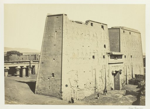 The Great Pylon at Edfou, Upper Egypt