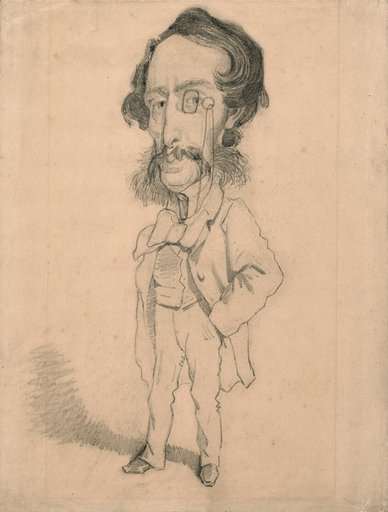 Caricature of Mario Uchard