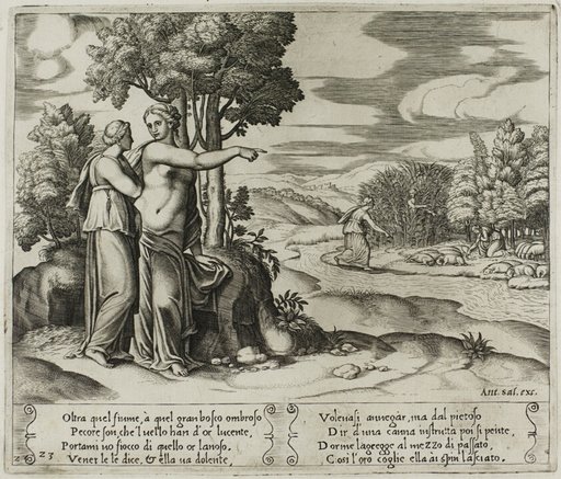 Psyche Going to Seek the Golden Wool