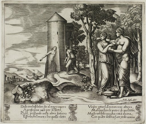 Psyche Leaves for the Underworld