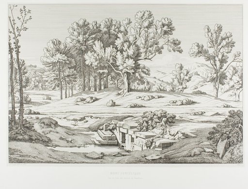 View of One of the Springs of Mount Pentéli