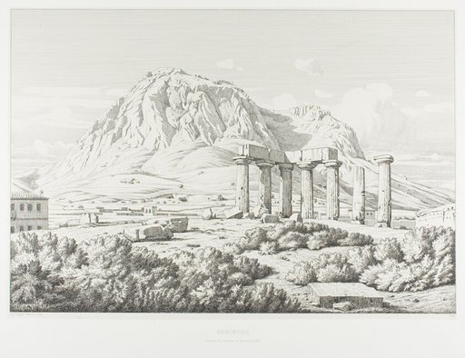Corinth: Temple of Neptune and the Acrocorinth