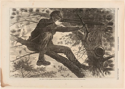 The Army of the Potomac—A Sharp-Shooter on Picket Duty