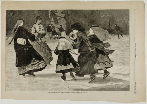 "Winter"—A Skating Scene