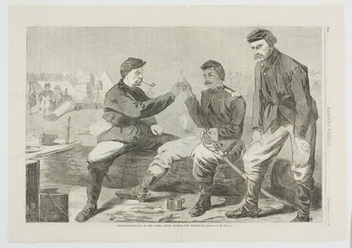 Thanksgiving Day in the Army—After Dinner: The Wish Bone