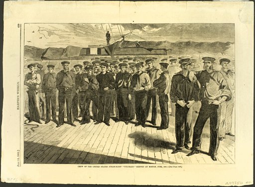 Crew of the United States Steam Sloop "Colorado" Shipped at Boston, June, 1861