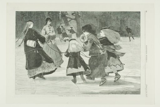"Winter"—A Skating Scene