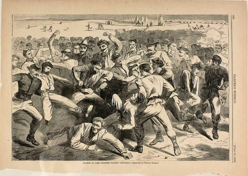 Holiday in Camp—Soldiers Playing "Foot-Ball"