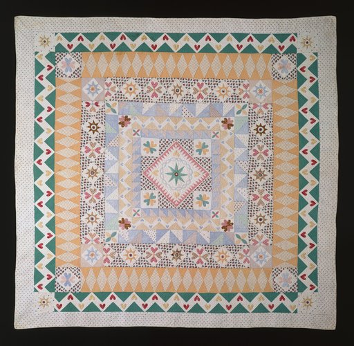 Bedcover Entitled "Wedding Sampler"