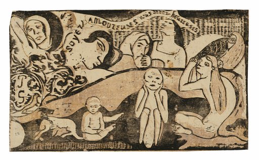 Soyez amoureuses, vous serez heureuses (Love, and You Will Be Happy), from the Suite of Late Wood-Block Prints