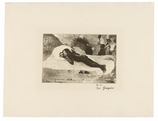 Manao tupapau (She Thinks of the Ghost or The Ghost Thinks of Her), from L’estampe originale