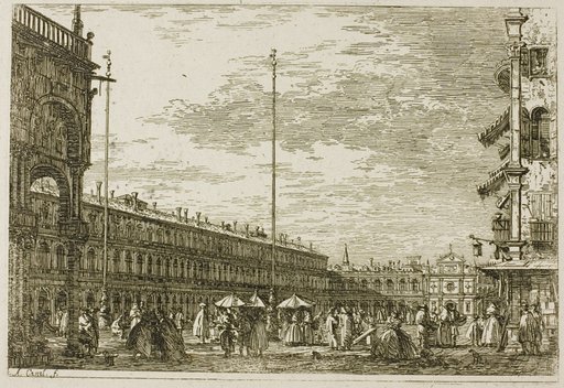 Le Procuratie niove e S. Ziminian V, from Vedute