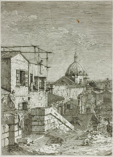 The House with the Inscription and The House with the Peristyle, from Vedute
