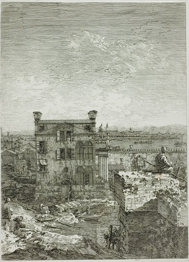 The House with the Peristyle, from Vedute