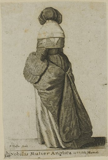 English Noblewoman in Winter Clothing