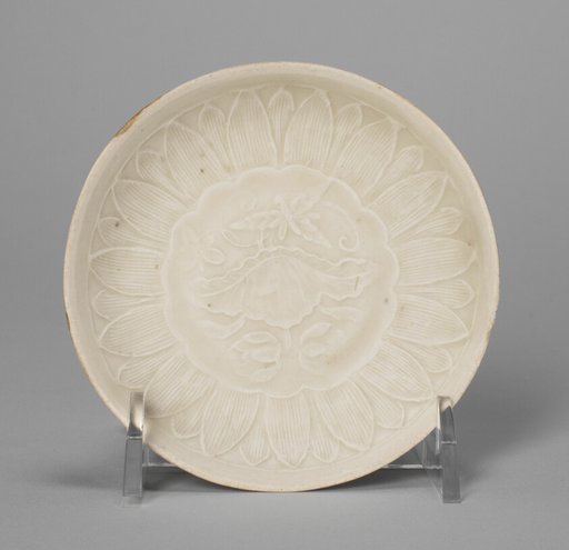 Dish with Lotus Flower and Petals
