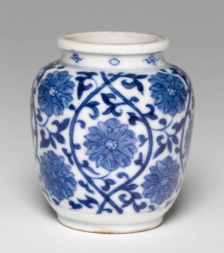 Jar with Peony Flowers
