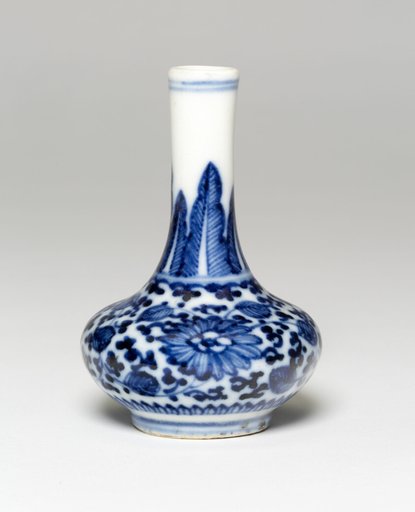 Vase with Chrysanthemum Flower Heads