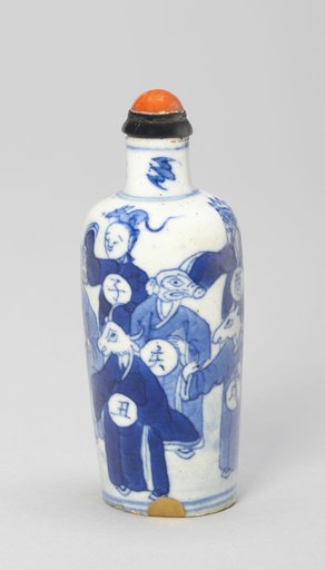 Snuff Bottle with Zodiac Animals