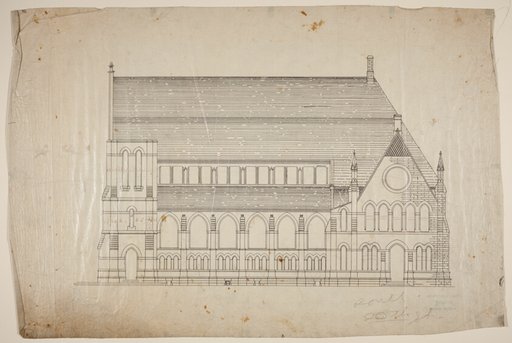 Second Presbyterian Church, Chicago, Illinois, North Elevation