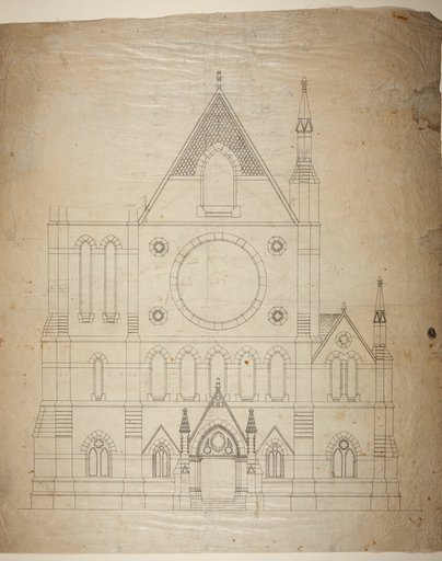 Second Presbyterian Church, Chicago, Illinois, East Elevation