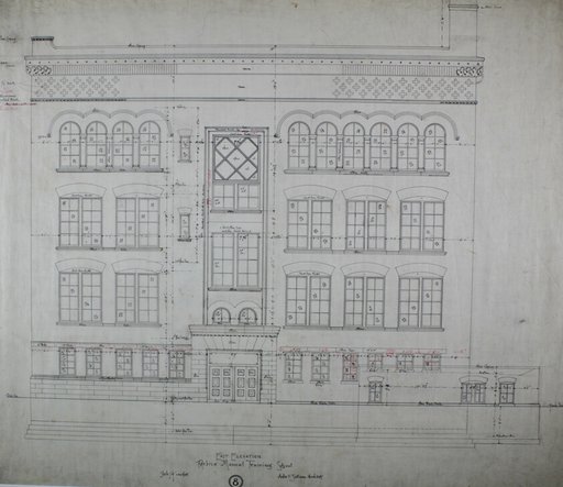 Hebrew Manual Training School, Chicago, Illinois, East Elevation