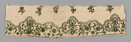 Fragments from a Bedcover made of Petticoat Borders